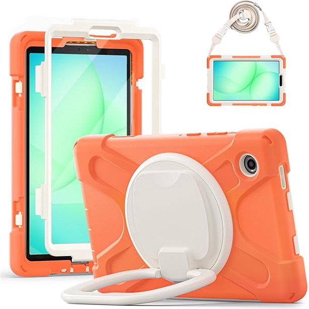 Funda Protectora para Samsung Galaxy Tab A11 8.7" (2025) y Tab A9 8.7" (2023) - Naranja Coral