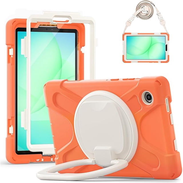 Funda Protectora para Samsung Galaxy Tab A11 8.7" (2025) y Tab A9 8.7" (2023) - Naranja Coral