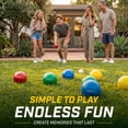 thumbnail image 7 of GoSports 90mm Backyard Bocce Set with 8 Balls, Pallino, Case and Measuring Rope - Made from Premium Resin, 7 of 7