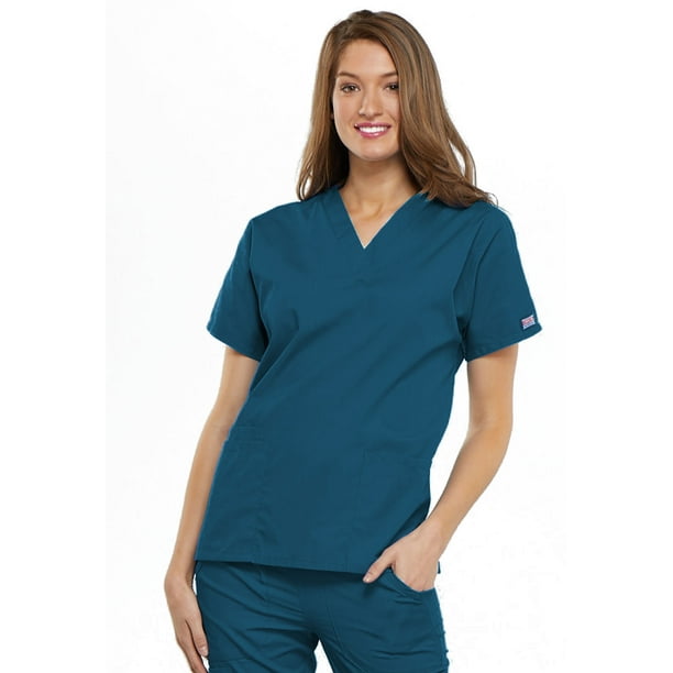 Cherokee Cherokee Workwear Scrubs Top for Women VNeck 4700, XL