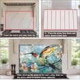 thumbnail image 7 of Tempered Glass Backsplash for Kitchen, Hummingbird Stove Splashback, Glass Backsplash, Used for Kitchen Wall Protection and Decoration, Easy to Install and Clean. (30x18''), 7 of 7