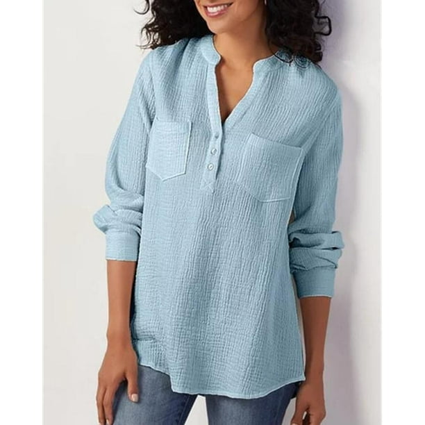 linen loose shirt