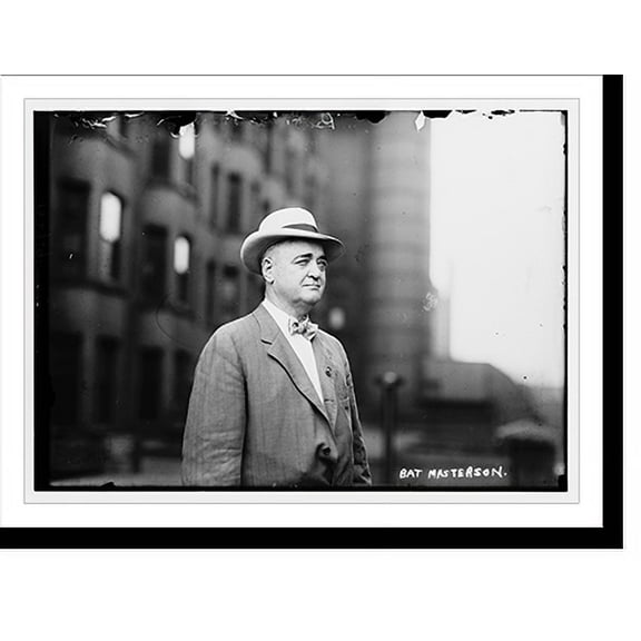 Historic Print, Bat Masterson, 16" x 20"
