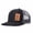 Black and gray, variant on Faith Leather Patch Letter Embroidered Color Block Trucker Hat Unisex Adjustable Cotton Breathable Fashion Cap for Travel Daily Wear