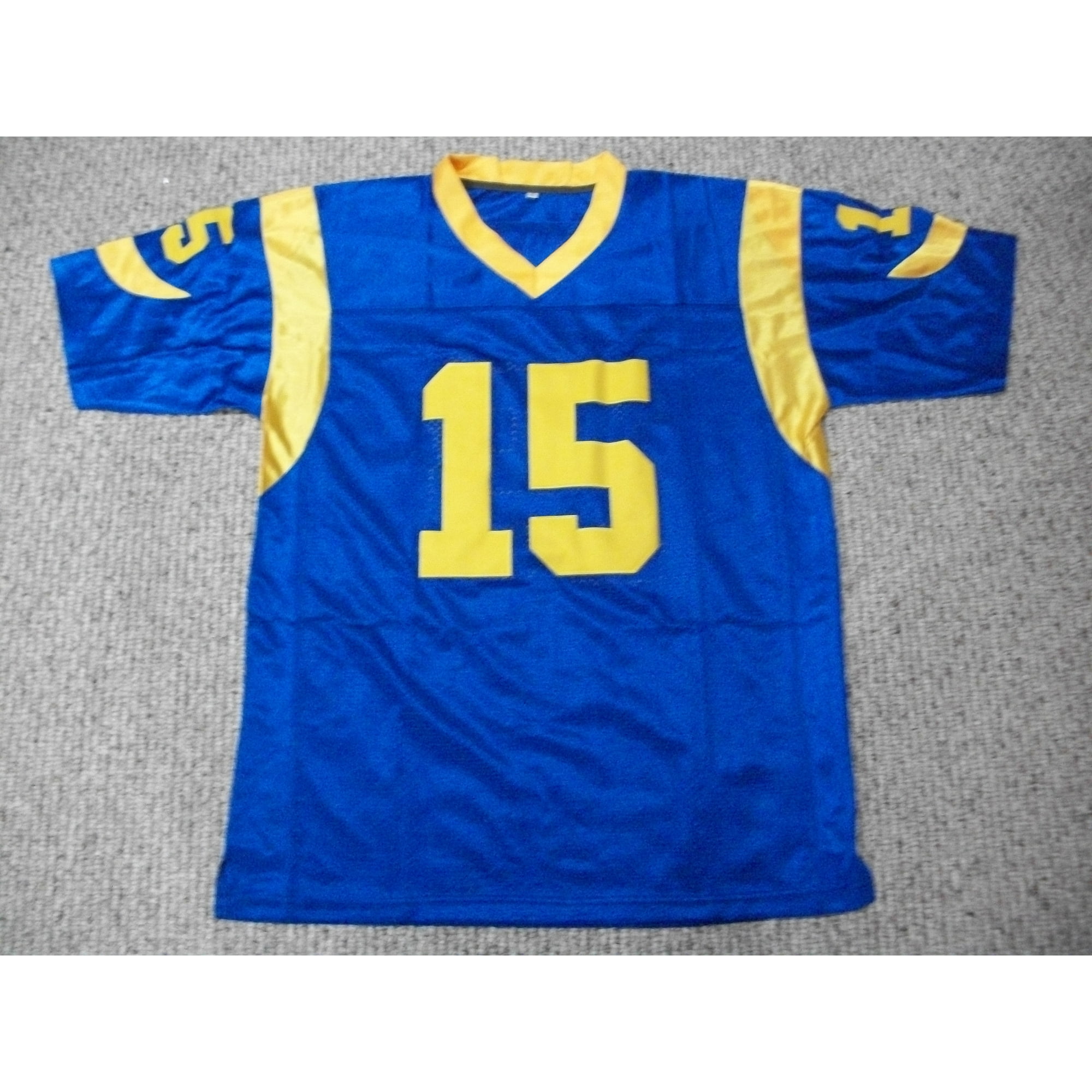 Jerseyrama Unsigned Vince Ferragamo Jersey #15 Los Angeles Custom Stitched Blue Football New No Brands/Logos Sizes S-3xl