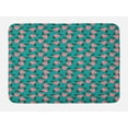 thumbnail image 1 of Floral Bath Mat, Pure First Love Represented Begonia Flower Pattern, Plush Bathroom Decor Mat with Non Slip Backing, 29.5" X 17.5", Blush Dark Coral, by Ambesonne, 1 of 2