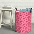 thumbnail image 6 of Goofa red bows Printed Circular Hamper,Laundry Basket with Handles,Storage Baskets Foldable,Large Capacity Laundry Hamper-, 6 of 6