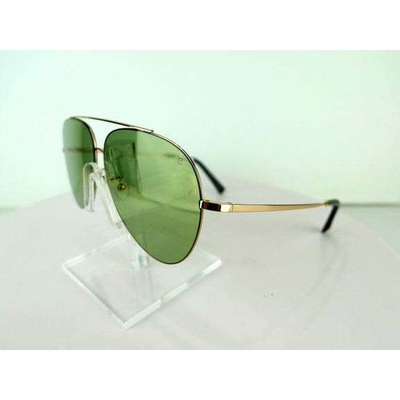 Bob Sdrunk GOLD Dylan 102 Green Lens Sunglasses