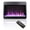 Antique Black 07, variant on 23 inch Electric Fireplace Insert Ultra Thin with Log Set & Realistic Flame, Remote Control Timer, Overheat Protection for TV Stand or Freestanding Use, Antique Black