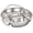 Silver#B, variant on Divided Steamer Plate, Stainless Steel Steamer Tray with Handle, Multi-Compartment Steaming Trays, Round Steamers Plate for Dieters, Multi-Compartment Steaming Trays for Cooking (Silver#A)