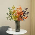 thumbnail image 2 of 2Pcs Decorative Artificial Plant No Watering Fade-less Flower Arrangement Simulation Eucalyptus Photography Props, 2 of 8