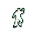 thumbnail image 1 of Crime Scene Cookie Cutter (4")- Fast Shipping - Sharp Edges - Exceptional Quality, 1 of 5