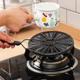 thumbnail image 1 of Iron Heat Diffuser Plate Evenly Conduction Heat Plate,flame Reducer Simmer Ring For Gas Stove Glass Cooktop Converter Coffee Milk, 1 of 5