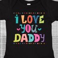 thumbnail image 4 of Inktastic Fathers Day I Love You Daddy Boys or Girls Baby Bodysuit, 4 of 5