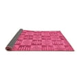 thumbnail image 2 of Ahgly Company Indoor Round Abstract Pink Modern Area Rugs, 6' Round, 2 of 4