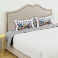 thumbnail image 5 of Dailycode Satin Pillow Case Queen Silk Pillow Cover for Hair and Skin Envelope Closure New Year Party 20"x30", 5 of 9