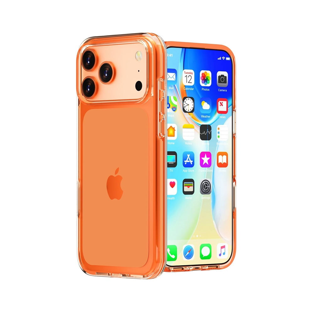 Transparent Case for iPhone 17 Pro - Orange