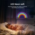 thumbnail image 3 of Rainbow Neon Light USB Powered Rainbow Neon Sign Cute Colorful, 3 of 9