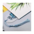 thumbnail image 4 of Blank Clear Acrylic Bookmarks 20Pcs Rectangle Craft Transparent Acrylic Book Markers with 20Pcs Small Bookmark Tassels, 4 of 5