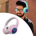 thumbnail image 1 of Auriculares inalámbricos micrófono USB Bluetooth, auriculares rosado, 1 of 6