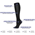 thumbnail image 6 of AWZXDE Casual Knee‑High Socks Adult Knee High Socks Stretch Knit Graphic Print Socks for Party Daily Fashion And Themed Outfit Matching, 6 of 9