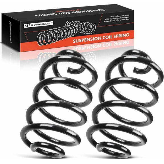 A-Premium 2Pcs Rear Suspension Coil Spring Set Compatible with Buick Encore 2013-2019 & Chevrolet Trax 2015-2020, 1.4L 1.8L, Driver and Passenger Side, AWD