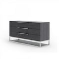 thumbnail image 2 of Limari Home Heloise  Elm Veneer Wood and Stainless Steel Dresser in Gray, 2 of 3