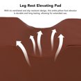 thumbnail image 3 of Comfortable Support Ankle Pillow Foot Elevator, Breathable, Height Adjustment, Anti Slip, Convenient Cleaning For Elderly Patient Injury Relief, 3 of 8