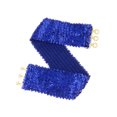thumbnail image 2 of Women's Sparkly Glitter Sequin Wide Stretch Elastic Belt Accessory, 2 of 6