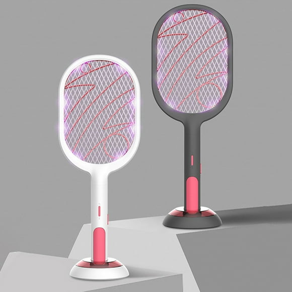 Zootealy 2-in-1 Mosquito Swatter USB Charging Electric Fly Swatter Bug Zapper Racket Mosquito Killer Lamp