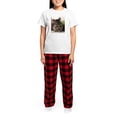 thumbnail image 4 of CafePress - Lovely Chinchilla Women's Light Pajamas - Women's Short Sleeve Print T-Shirt and Pants Light Cotton Pajama Set, 4 of 7