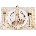 thumbnail image 3 of Napkin Rings, 6 Pieces of Metal Napkin Bows for （Gold） Wedding Dinner Birthday Table Decor, 3 of 4