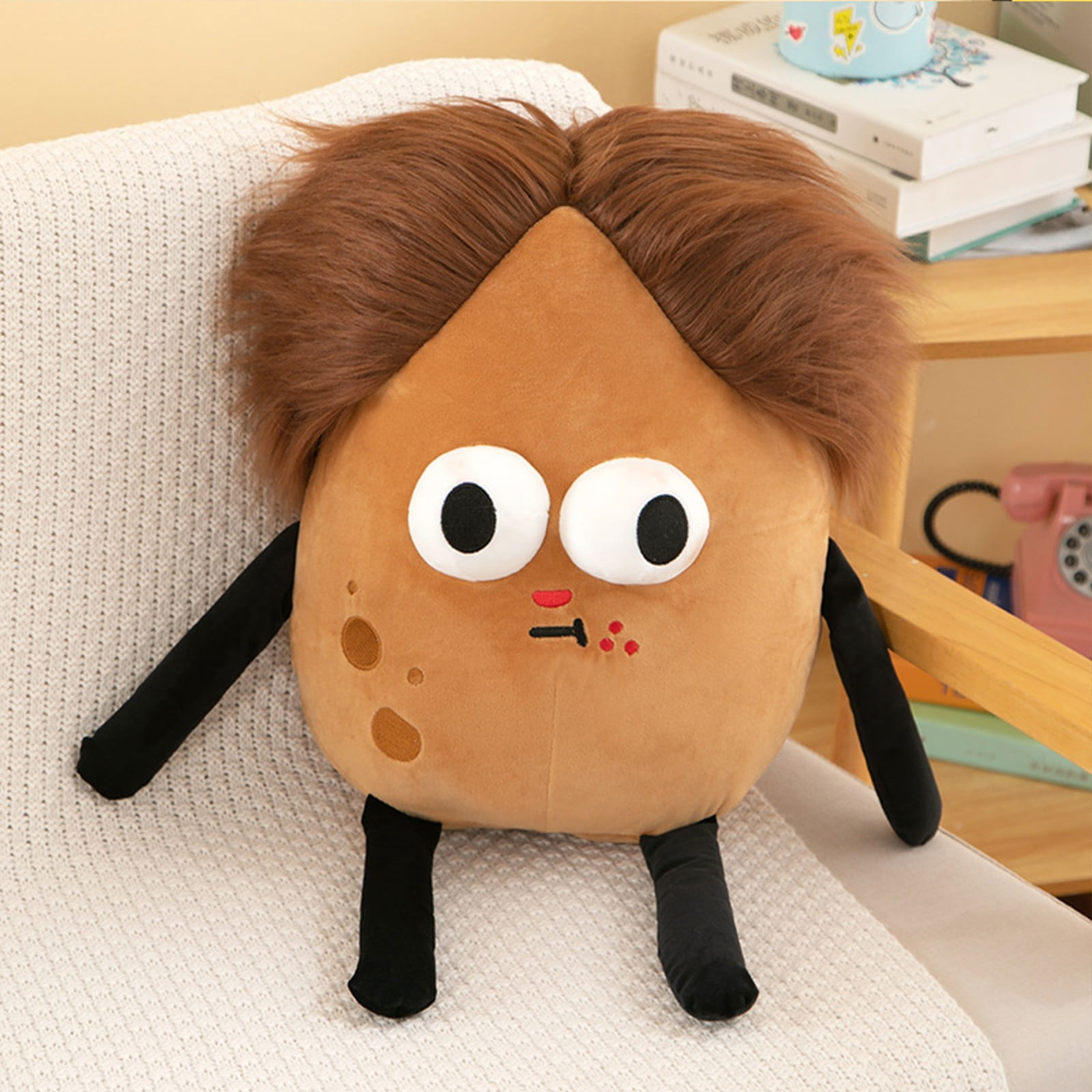 Hairy potato top cat plush