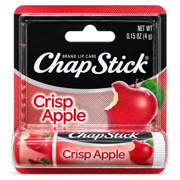 ChapStick Crisp Apple Lip Balm, Moisturizing Lip Care, 0.15 oz