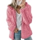 thumbnail image 1 of Abrigo de oso de peluche para mujer, cárdigan suave y cálido, capucha de piel polar, chaqueta hinchada, Tops de invierno, 1 of 3