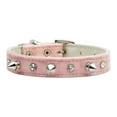 thumbnail image 6 of Mirage Pet Faux Snake Skin Crystal and Spike Collars Chocolate 16, 6 of 8