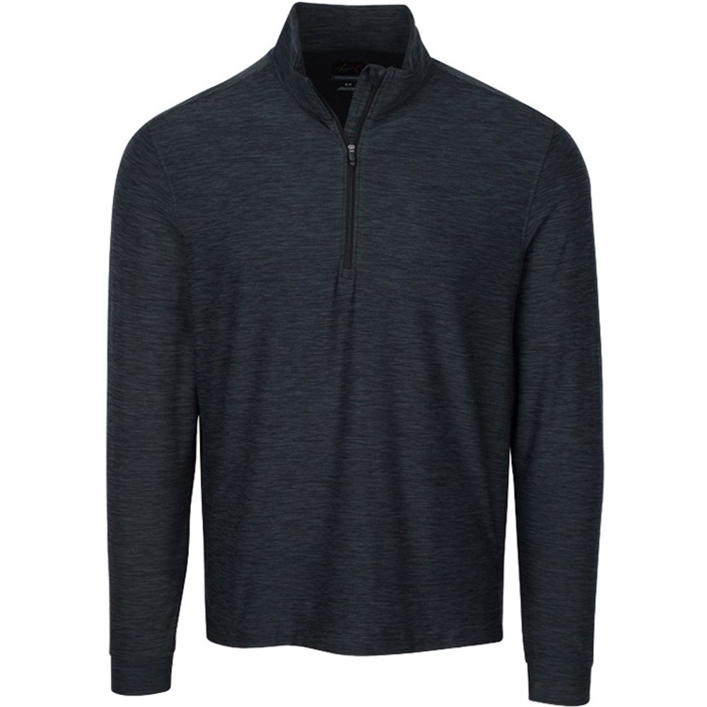 GREG NORMAN HEATHER 1/4 ZIP MOCK PULLOVER MENS GOLF NEW