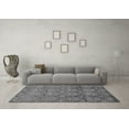thumbnail image 3 of Ahgly Company Indoor Square Abstract Gray Modern Area Rugs, 8' Square, 3 of 4
