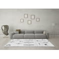 thumbnail image 3 of Ahgly Company Indoor Rectangle Solid Gray Modern Area Rugs, 2' x 5', 3 of 4