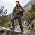 thumbnail image 4 of YOUTHUP Men's Hiking Boots High Top Outdoor Trekking Shoes Lightweight Ankle Support Trail Walking Boots for Camping Backpacking and Casual Wear, 4 of 9