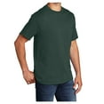 thumbnail image 4 of Mens Core Cotton Male T-Shirts Dark Green L, 4 of 5