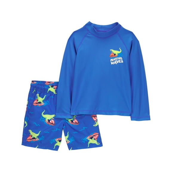 Carter’s Child of Mine Baby and Toddler Boy Two-Piece Rash Guard Set, Sizes 0/3M-5T