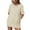 Khaki, variant on Staron Women Oversized Crew Neck Short Sleeve Solid Basic Casual Loose Tshirt Top Summer Fashion Round Neck Tee, Beige M