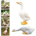 thumbnail image 4 of Miangastore 2Pcs Resin Duck Figurines Garden Pool Duck Decor Photo Prop Resin Craft Decor, 4 of 8