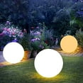 thumbnail image 2 of LINLIN LED Ball Mood Lamp/Lights,Rechargeable RGB Lamp, Color Changing Night Lights, IP68 Waterproof Floating Light, 16 Color Change & 4 Flash Modes, Outdoor Garden Lights with Remote Control, 2 of 10