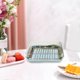 thumbnail image 4 of Cortador de mantequilla Contenedor Caja Rectangular Cheese Keeper Sellado Fondo azul, 4 of 8