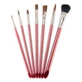 thumbnail image 6 of (3 pack) Royal & Langnickel - Assorted Shape Brown Taklon Watercolor Art Brushes 7 Pieces, 6 of 9