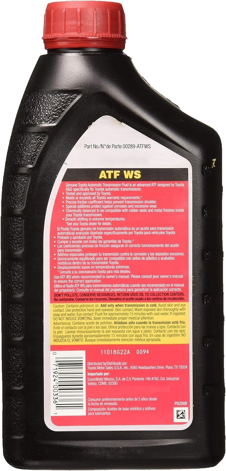 00289-ATFWS Automatic Transmission Fluid, 192 Ounces, 6 Pack