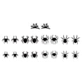 thumbnail image 1 of 3D LED Halloween Wall Lighted Stickers Glowing Group Decoration Set For Home Indoor Bar Holiday Party Event, 1 of 9