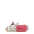 thumbnail image 4 of Wonder Nation Missy Girl Floral Unicorn Slippers, 4 of 4